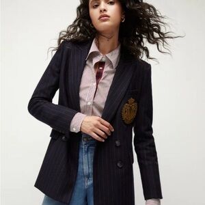 Veronica Beard Limited Edition Ellette Logo Crest Dickey Jacket